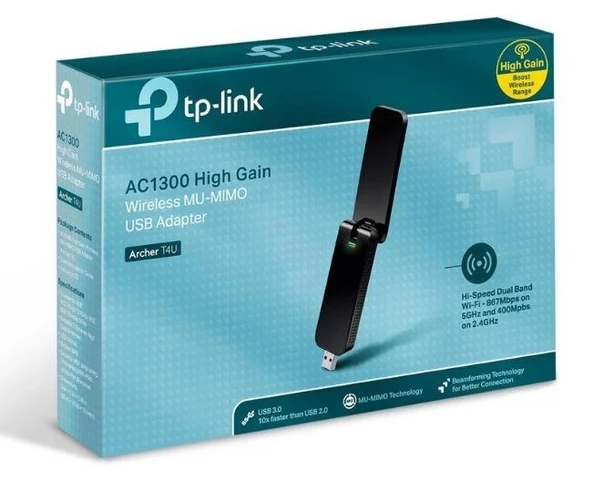 Tp-lınk Archer T4u 1300mbps Dual Band Usb Adaptor