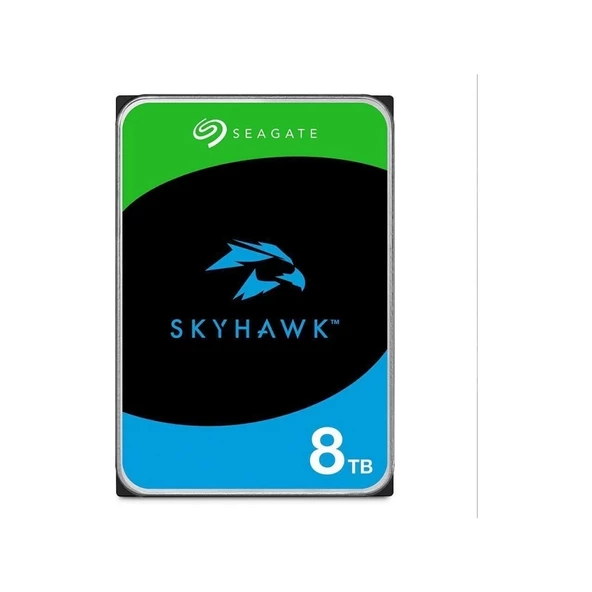 Seagate Skyhawk, St8000vx009, 3.5", 8tb, 256mb, 5400rpm, Güvenlik, Hdd