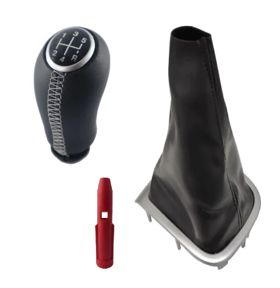 Renault Megane 3 Gri Çerçeve Körük Ve Deri Gri Dikiş Vites Topuzu M11295 - Resim 2