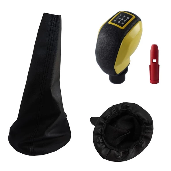 Partner-Berlingo Spor Vites Topuzu Ve Çerçeveli Vites Körüğü Takımı 1996-2008 M11364 - 3