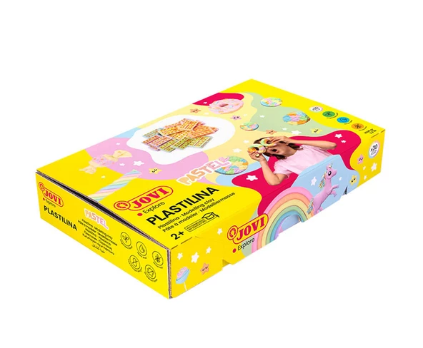 JOVI 70P 50GR KURUMAYAN OYUN HAMURU PASTEL 5 X 6 RENK - 30'LU KUTU - 8