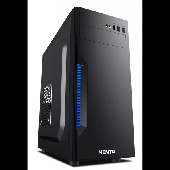 Vento Ta-k61 Mid Tower, 500w 80+ Siyah, Atx Kurumsal Kasa