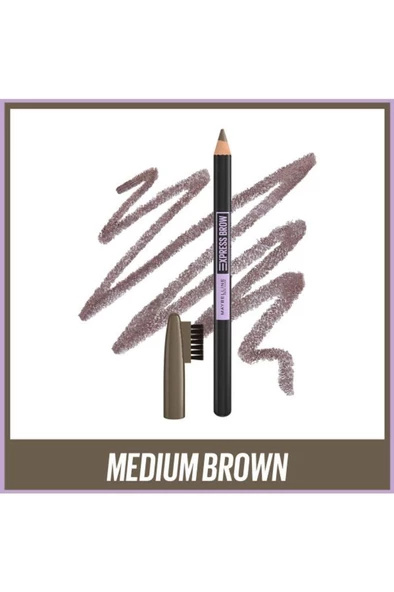 Maybelline New York Express Brow Shaping Pencil - Medium Brown