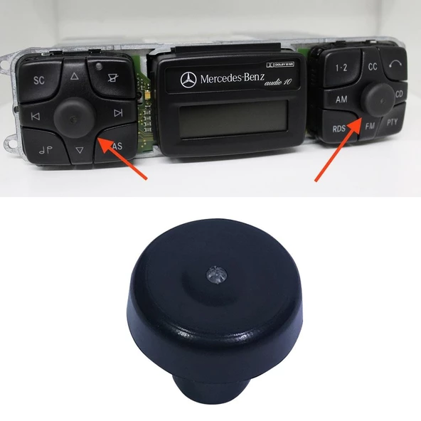 Mercedes Audio 10 için Radyo Düğmesi BE4400 BE4500 BE3210 Adet M994