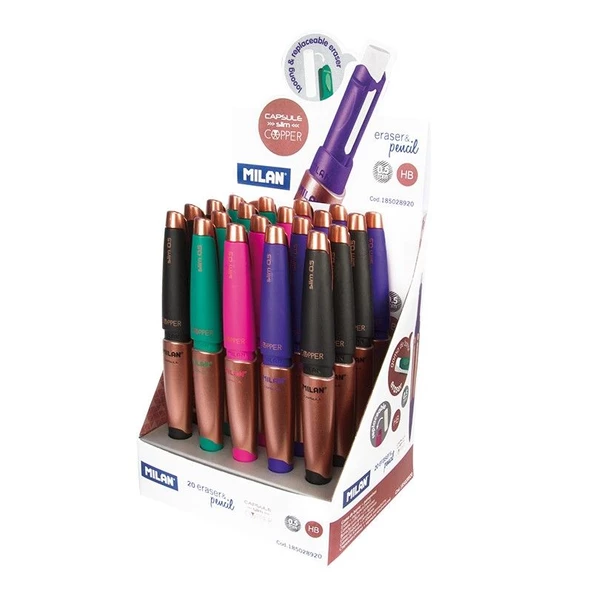 MILAN 185032920 CAPSULE COPPER VERSATİL KALEM 0,5MM - 20ADET - 5
