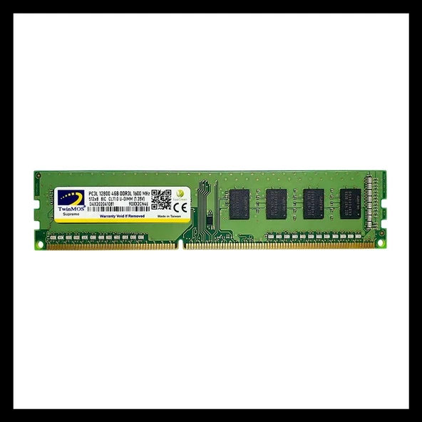 Twinmos Mdd3l4gb1600d, 4gb, Ddr3, 1600mhz, 1.35v Desktop Ram