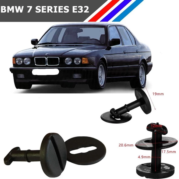 Bmw 7 Series E32 Taban Döşeme Klipsi 82119410191 M1092