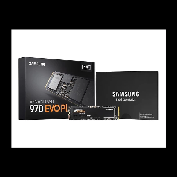 Samsung Mz-v7s1t0bw 970 Evo Plus 1tb 3500/3300 Gen3, Nvme Pcıe M.2 2280, Ssd