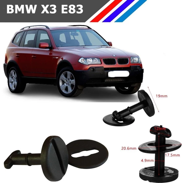 Bmw X3 E83 Taban Döşeme Klipsi 82119410191 M1092