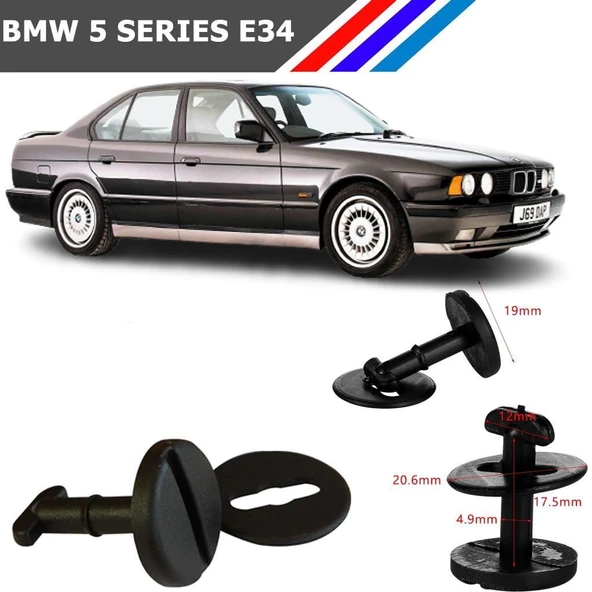 Bmw 5 Series E34 Taban Döşeme Klipsi 82119410191 M1092