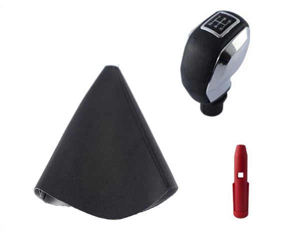 Peugeot 508 Vites Körüğü Ve Krom Kapaklı Spor Vites Topuzu M1226 - Resim 2