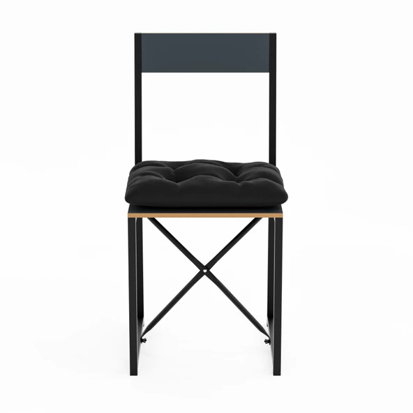 Eportatif Mutfak Sandalyesi Mİnderli Salon Balkon Atlantik Sandalye Füme 1499 - 4