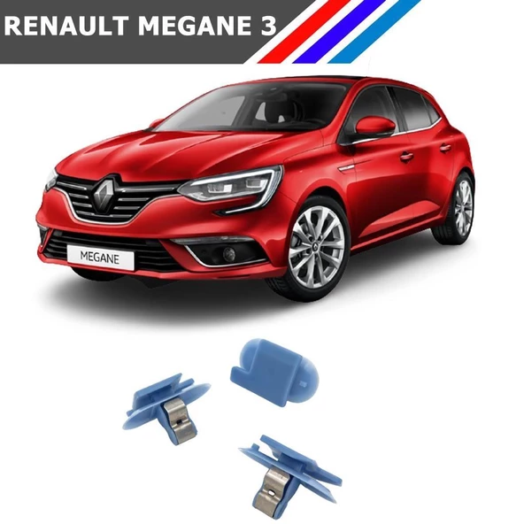 Renault Megane 3 Kapı Eşik Klipsi 7703077477 M1090