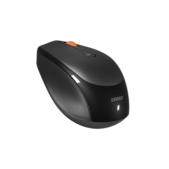 Everest Smw-87, Usb Nano 2,4g Kablosuz, 1600dpi, Optik, 4 Tuşlu, Siyah Mouse