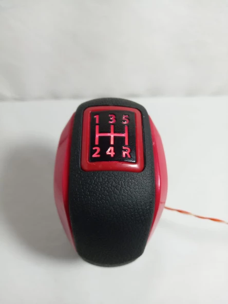 Megan 2 Clio 3 4 Symbol Kangoo 3 Kırmızı Kırmızı Led Spor Topuz M111283 - Resim 3