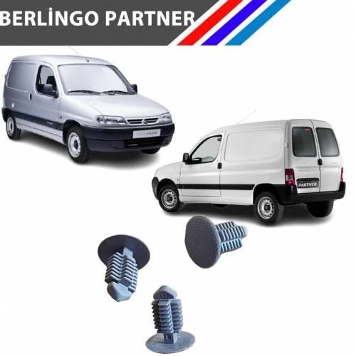 Partner Berlingo 1 - 2 Kasa Döşeme Klipsi Gri Renkli 896457 M1297