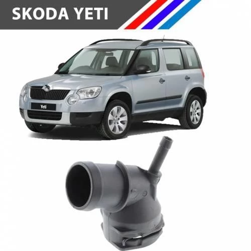 Skoda Yeti 2.0 TDI Su Flanşı 3C0122291 M1288-1 ürün görseli 1