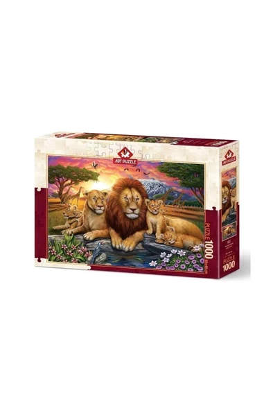 Art Puzzle Aslan Ailesi - 1000 Parça 5221