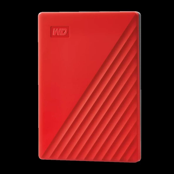 Wd Wdbyvg0020brd-wesn, My Passport, 2tb, 2.5", Usb3.2, Taşınabilir, Harici Hdd, Kırmızı