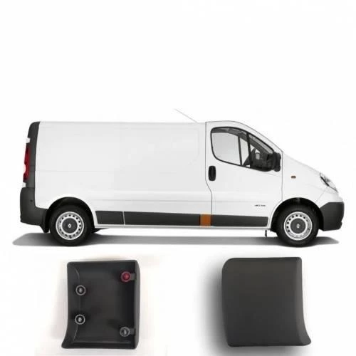 Trafic 2 - Vivaro Orta Direk Bandı Çıtası Gri Sağ Taraf Küçük M1426 - 3