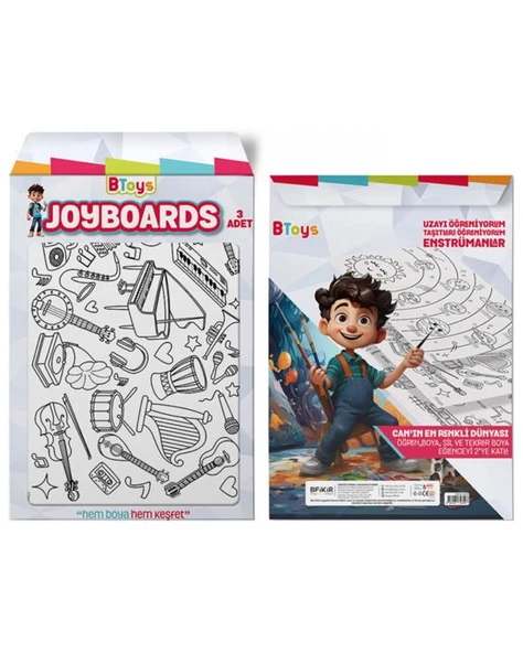 BToys Joyboards Uzayı Öğreniyorum Taşıtları Öğreniyorum ve Enstrümanları Öğreniyorum 326293 - 2