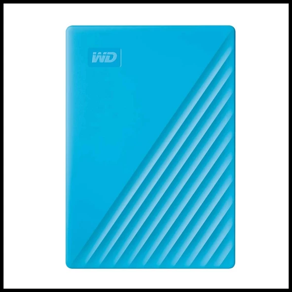 Wd Wdbyvg0020bbl-wesn, My Passport, 2tb, 2.5", Usb3.2, Taşınabilir, Harici Hdd, Mavi