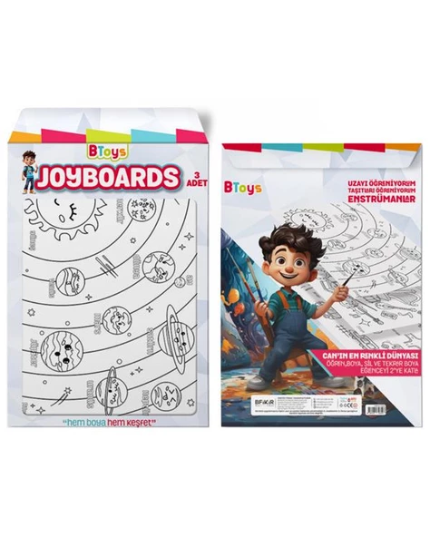 BToys Joyboards Uzayı Öğreniyorum Taşıtları Öğreniyorum ve Enstrümanları Öğreniyorum 326293 - 1