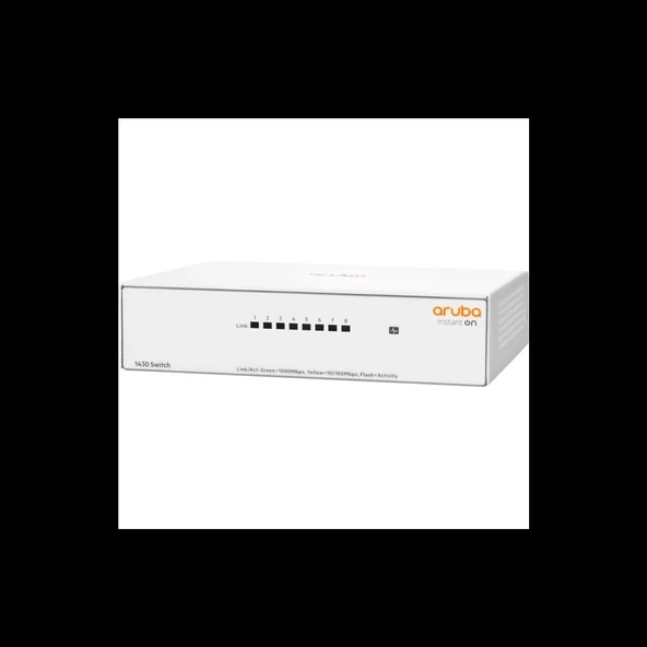 Hp Aruba Instant On R8r45a 1430-8g, 8port, Gigabit, Yönetilemez, Masaüstü Switch