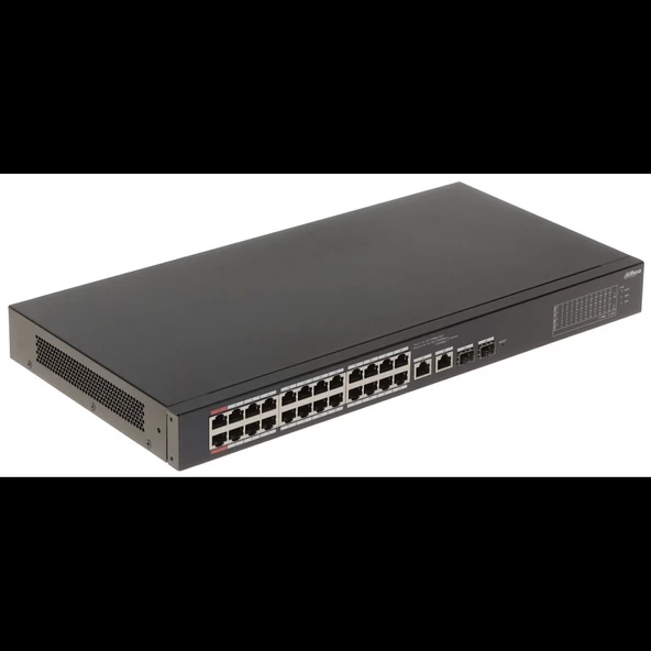 Dahua Cs4226-24et-375 26port, Megabit, 26 Port Poe, 375w, +2 Port Sfp Gigabit Combo, Cloud Yönetilebilir, Switch