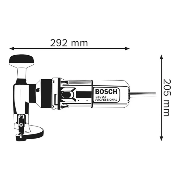 Bosch GSC 2,8 Sac Kesme Makinesi - 0601506108 - 2