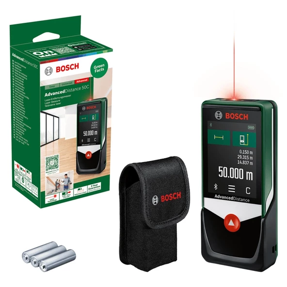 Bosch Advanced Distance 50C Uzaklık Ölçer - 0603672202 - 2