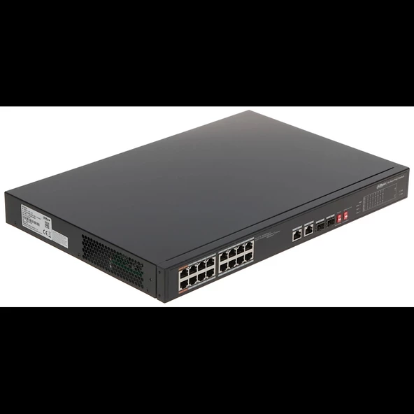 Dahua Pfs3218-16et-135, 16 Port, Megabit, 16 Port Poe, 135w, +2 Port Gigabit Sfp, +2 Port Gigabit Uplink, Yönetilemez, R