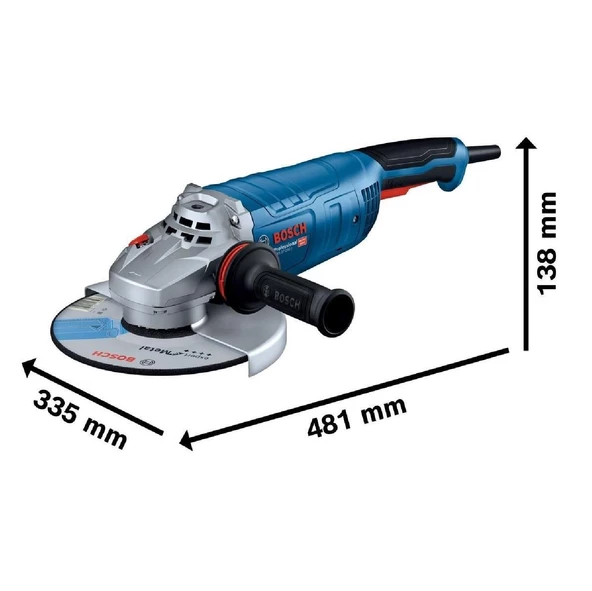 BOSCH Professional GWS 27-230 J Taşlama Makinesi - 06018C5320 - 2