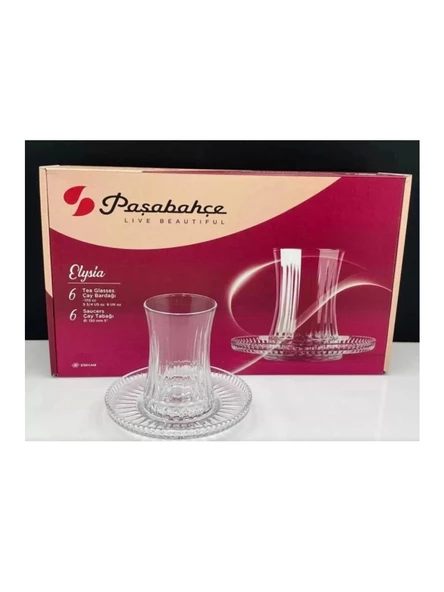 Paşabahçe 950097 Elysia Çay Seti 170 cc 12 Parça - Resim 3