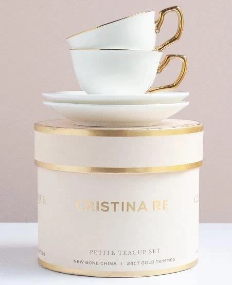 Cristina Re Fildişi 2 li Kahve Fincanı - Resim 3