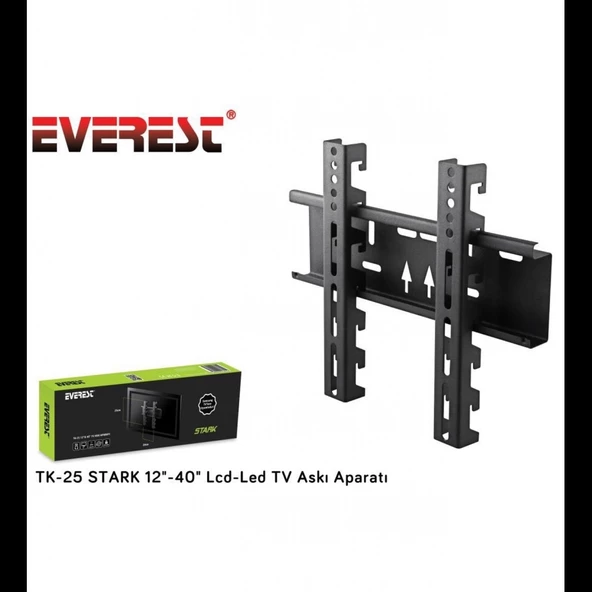 Everest Tk-25  12"- 40" Tv Duvar Askı Aparatı