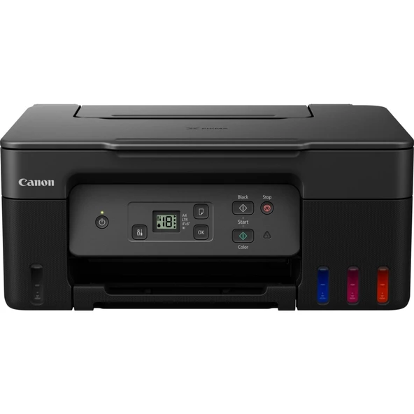 Canon Pıxma G2470, Renkli, Mürekkep Mega Tanklı, Yazıcı, Tarayıcı, Fotokopi, Orijinal Mürekkep