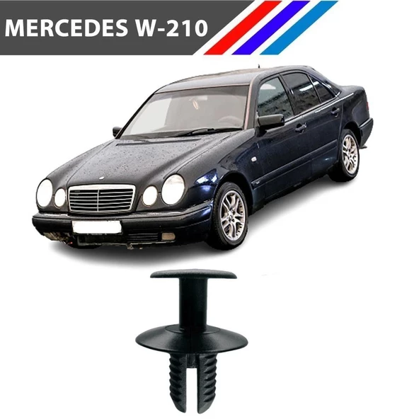 Mercedes W210 E Class Davlumbaz Klipsi 81471-911-992 M1700-16 - Resim 3