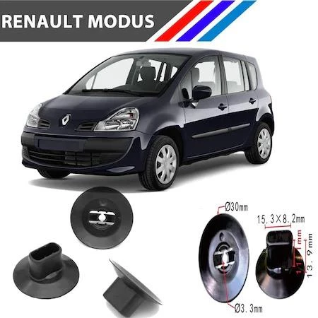 Renault Modus Bagaj Ve Davlumbaz Klipsi 7703081056 M1697-6 - 3