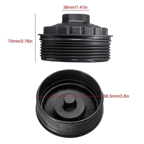 Transit V184 Yağ Filtre Kabı Yan Sanayi 2000 - 2006 2s7q6766aa M1691-1 - 3