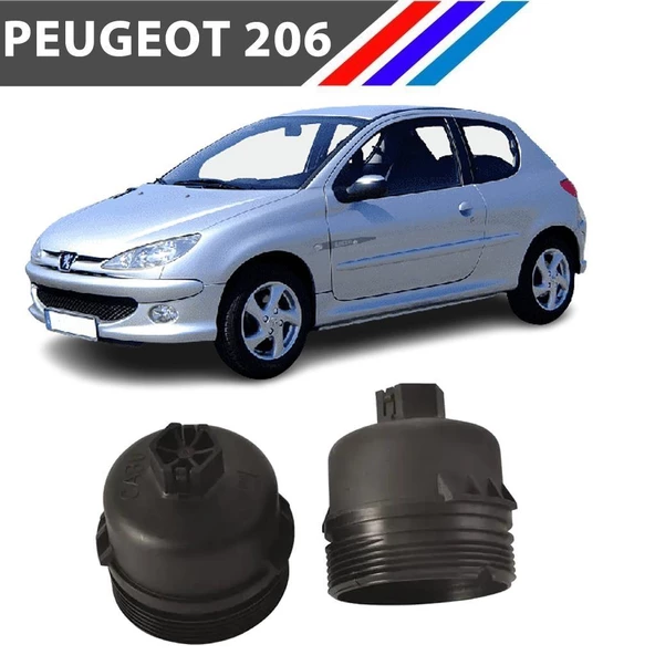 Peugeot 206 Benzinli Yağ Filtre Kabı Yan Sanayi 1103.L7 M1702-21