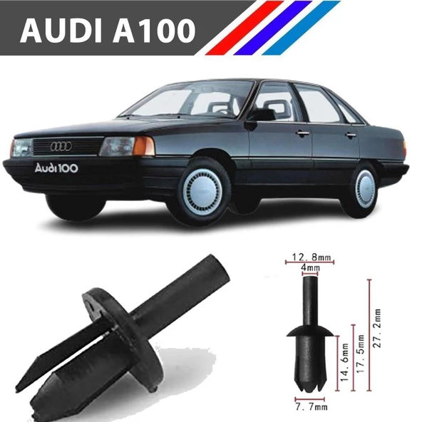Audi A100 Davlumbaz Klipsi N-038-501-2 M1696-7 - 4