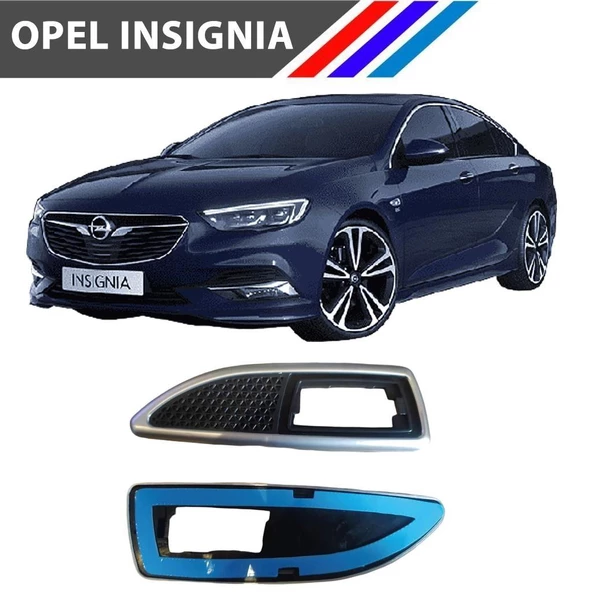 Opel Insignia Çamurluk Sinyal Çerçevesi Takım Krom Siyah M1451-1