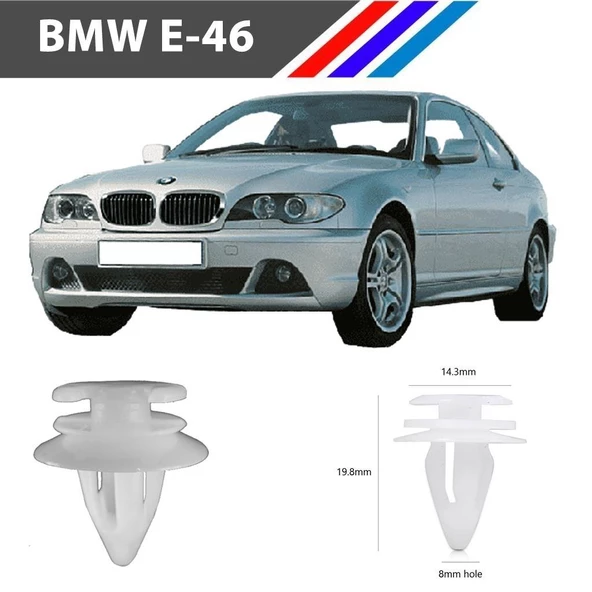 Bmw E46 Kapı Döşeme Klipsi 51411973500  M1699-5