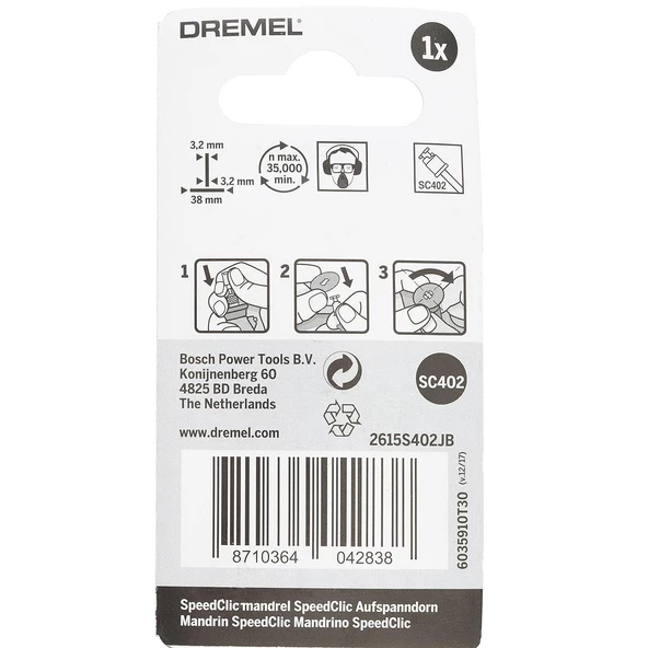 Dremel Ez Speedclıc Mandren SC402 - 2615S402JB - 3