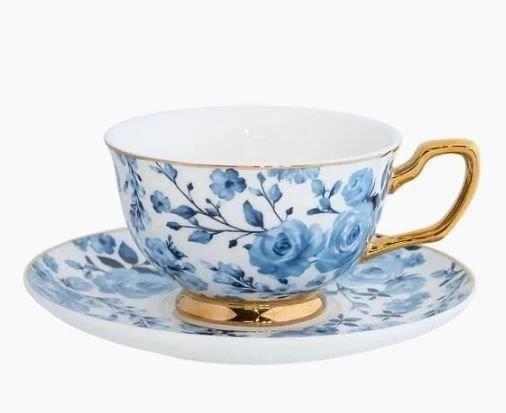 Cristina Re Teacup & Saucer Charlotte Blue