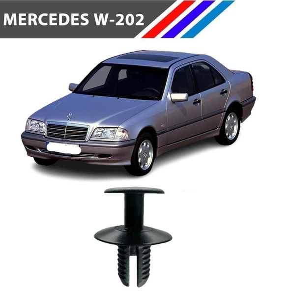 Mercedes W202 C Class Davlumbaz Klipsi 81471-911-992 M1700-22 - 3