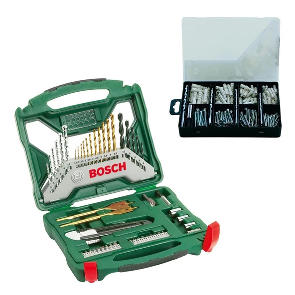 Bosch X-LİNE 50+173 Parça Aksesuar Seti – 2607017523