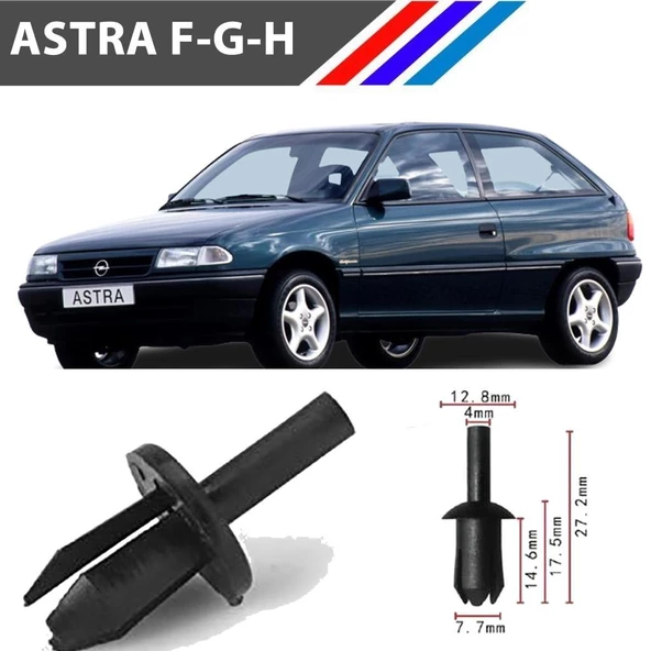 Opel Astra F-G-H Davlumbaz Klipsi 1404926 M1696-4