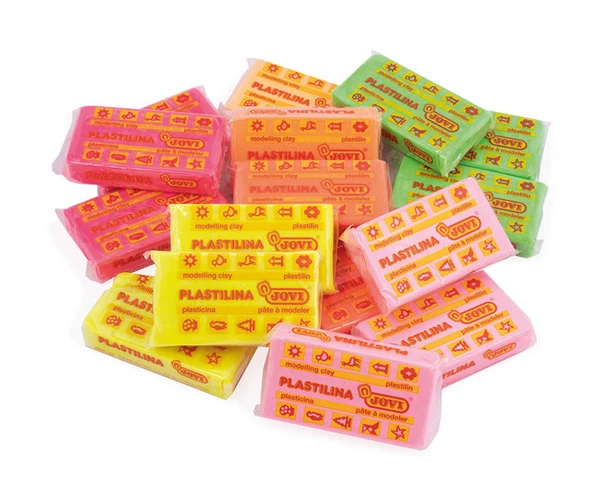 JOVI 70F 50GR KURUMAYAN OYUN HAMURU NEON 5 X 6 RENK - 30'LU KUTU - 3